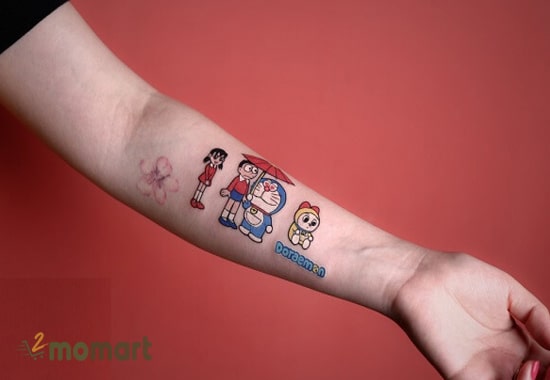 Tattoo Doraemon đem đến những ý nghĩa đặc biệt tốt đẹp