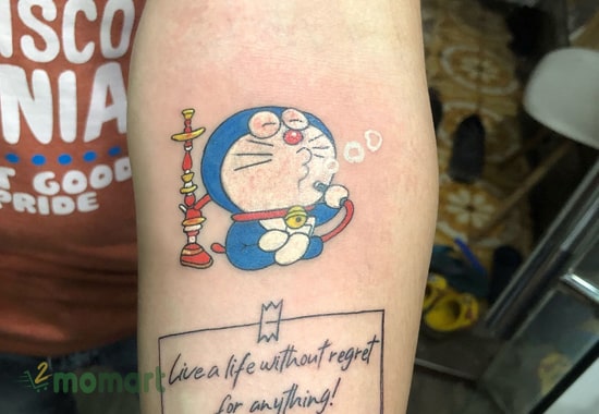 Hình tha thu Doraemon hút xì gà cực chất và cực ngầu