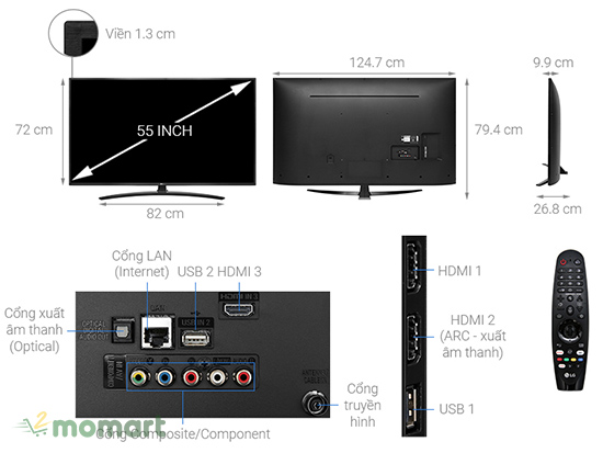 TV LG 55UM7400PTA cùng hệ điều hành đơn giản, dễ sử dụng