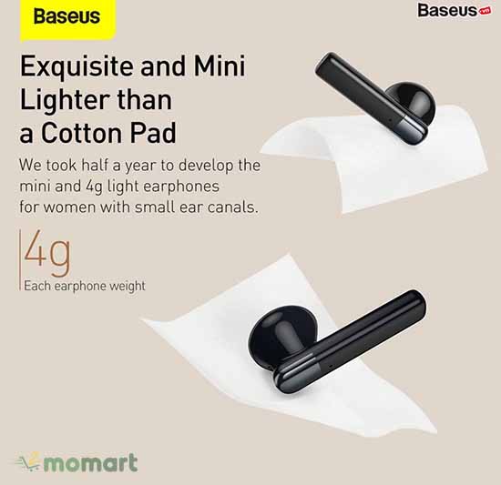 Tai nghe Baseus Encok True Wireless Earphones W2 có nhiều ưu điểm