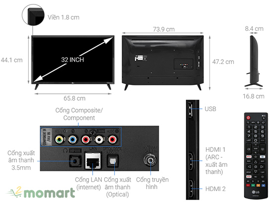 Hệ điều hành đơn giản, dễ thao tác của smart tv LG 32 inch 32LM570BPTC