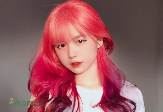 Màu tóc tone đỏ hồng mang vẻ đẹp cực kỳ ngọt ngào