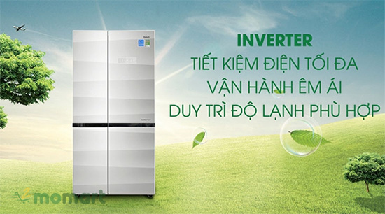 Tủ lạnh Aqua giúp tiết kiệm điện