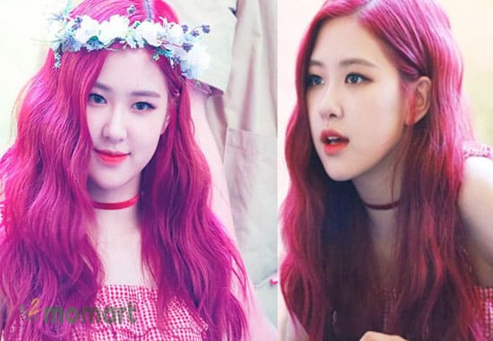 Cô nàng Rosie của BlackPink cực xinh với màu hồng neon