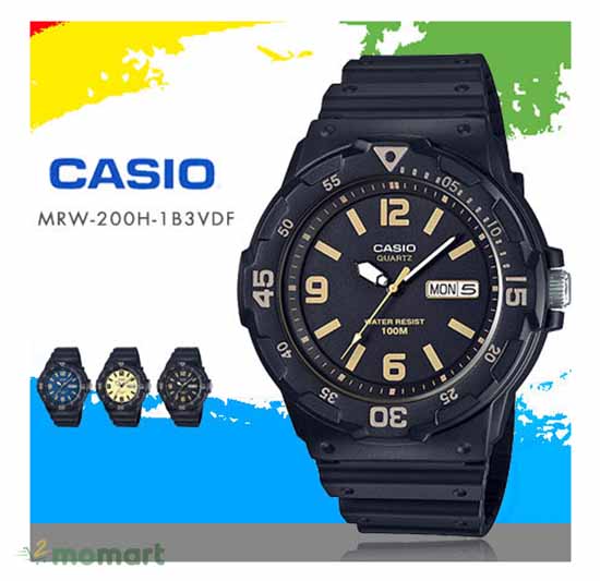 Đồng hồ Casio MRW-200H có thiết kế tinh tế
