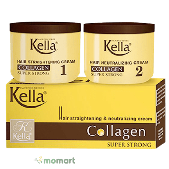 Sử dụng được cho tóc xoăn tự nhiên với Kella Collagen strong