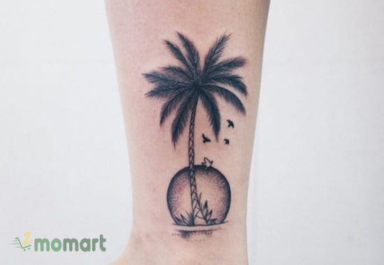 Mẫu tattoo như lời mời gọi hãy xách ba lô lên và đi ngay