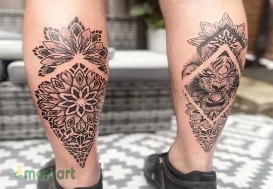Tattoo nghệ thuật hoa văn Mandala đầy bí ẩn