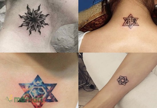 Hoa văn ngôi sao là mẫu hình tattoo mang vẻ đẹp bí ẩn 