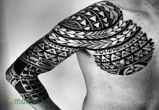 Tattoo hoạ tiết vô cực ở cánh tay đặc biệt thu hút