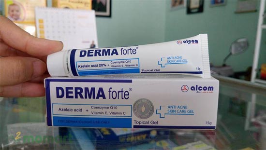 Kem trị mụn Derma Forte chứa nhiều thành phần có lợi
