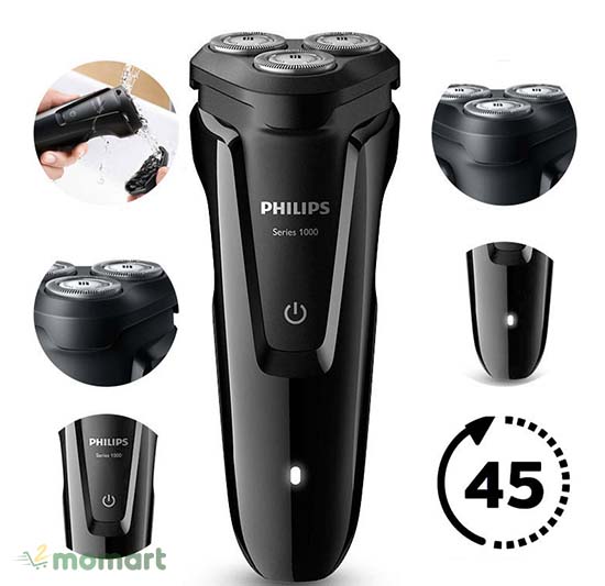 Máy cạo râu Philips S1010 giúp cạo râu nhanh hơn