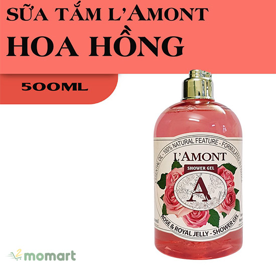 Sữa tắm L'amont En Provence Rose & Honey Shower Gel