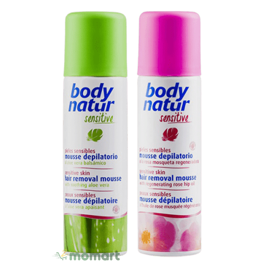 Hai sản phẩm Body Natur Sensitive bán chạy nhất