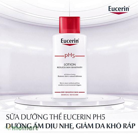 Eucerin pH5 Lotion reduces skin sensitivity