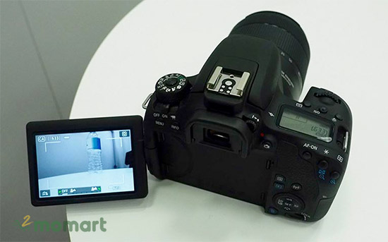  Máy Ảnh Canon 77D + Lens 18-55mm IS STM quay phim nhanh