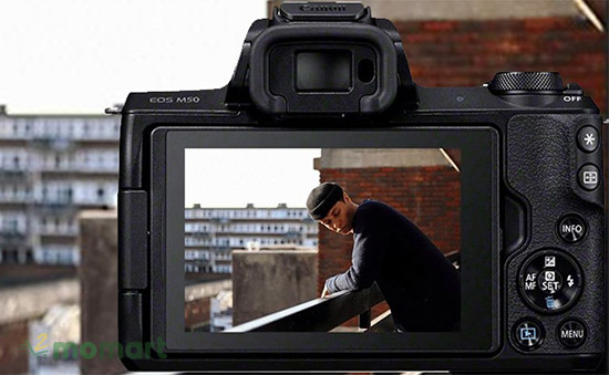 Máy Ảnh Canon EOS M50 + Kit 15-45mm cho tỷ lệ ảnh thông dụng