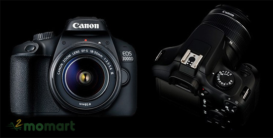 Thiết kế máy ảnh Canon EOS 3000D Lens EF-S 18 - 55mm III