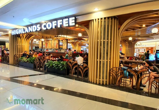 Highlands gần đây Sài Gòn - Highlands Coffee Landmark 81