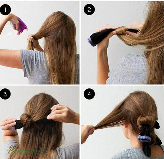 Cách làm tóc xoăn đuôi