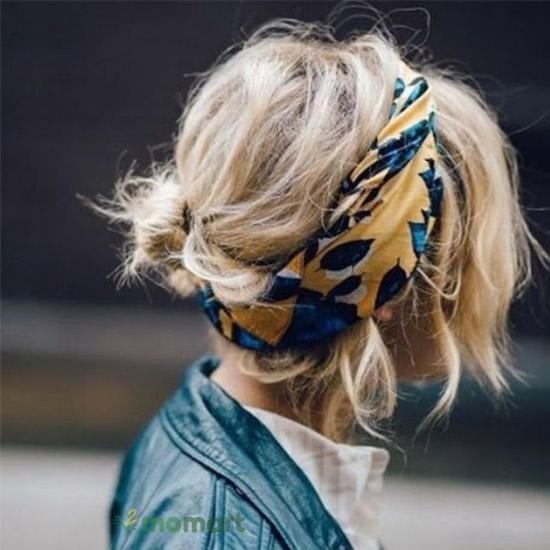 Khăn turban dành cho mái tóc nhuộm