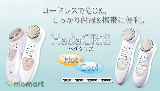 Hitachi Hada Crie nổi tiếng với nhiều dòng máy massage da mặt