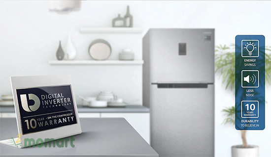 Tủ lạnh Samsung RT35K5982BS/SV sử dụng tiết kiệm điện