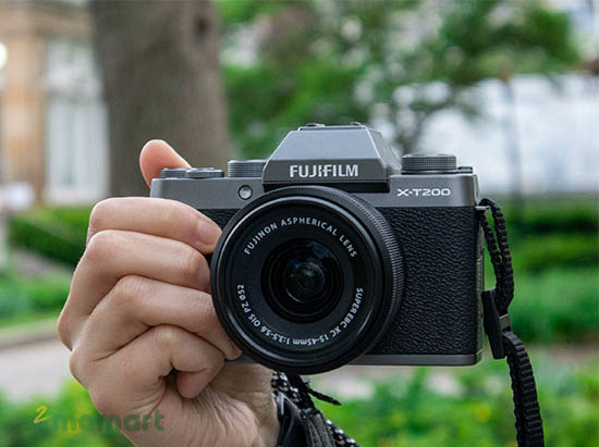 Máy Ảnh Fujifilm X-T200 + Lens 15-45mm lấy nét tự động tới 425 điểm
