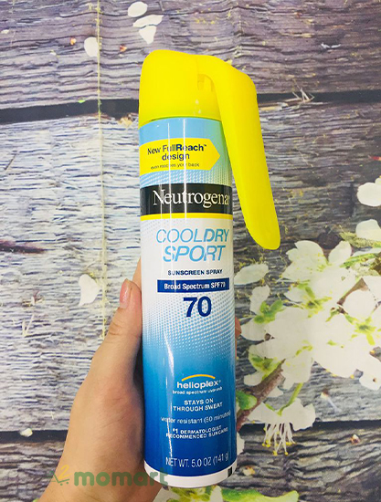 Xịt Chống Nắng Neutrogena Cool Dry Sport Sunscreen Spray SPF70