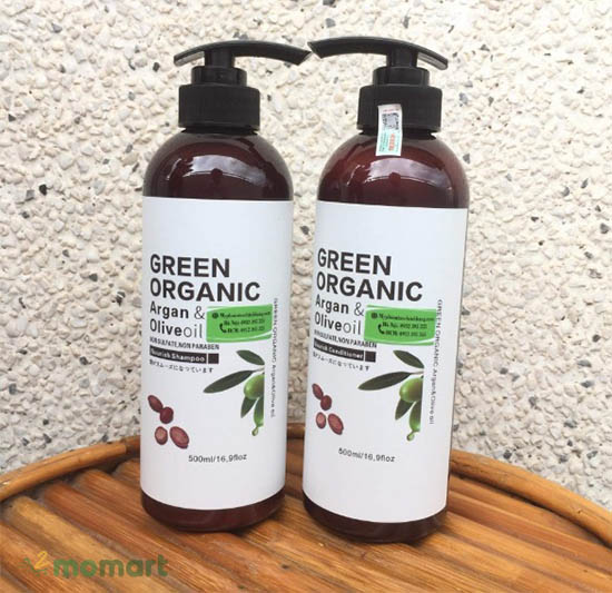 Dầu gội xả Green Organic thành phần an toàn