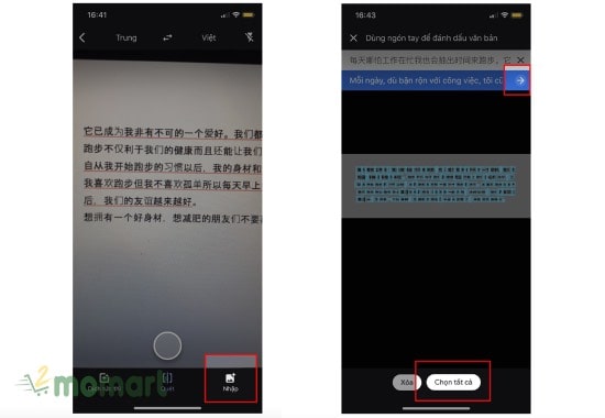 Cách dịch tiếng Trung bằng hình ảnh nhờ Google Dịch trên điện thoại