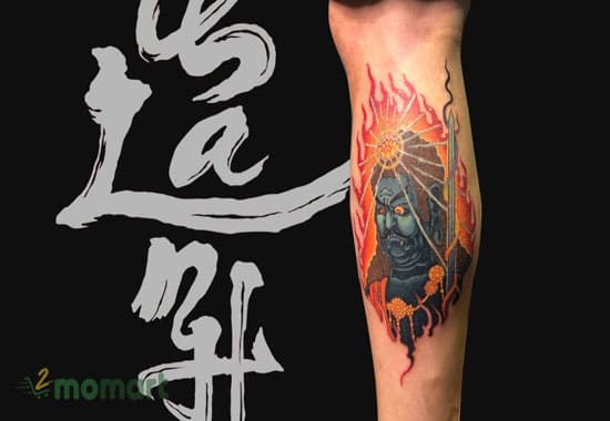 Tattoo Bất Động Minh Vương sở hữu vẻ đẹp táo bạo