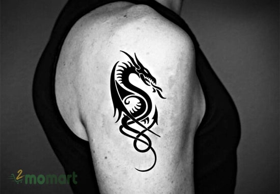 Những hình tattoo con rồng mang vẻ đẹp hơi cổ điển