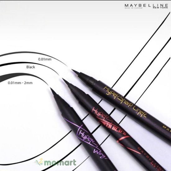 Bộ sưu tập 3 sản phẩm Maybelline Hyper Sharp eyeliner