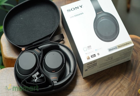 Bộ sản phẩm tai nghe Sony WH-1000XM4 cao cấp