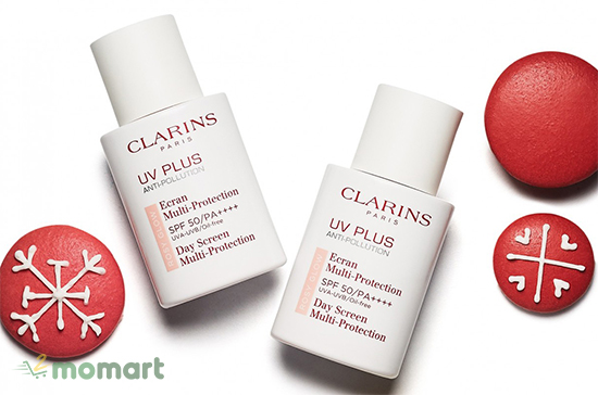Kem Chống Nắng Clarins UV Plus Anti-Pollution Day Screen Multi Protection Rosy Glow