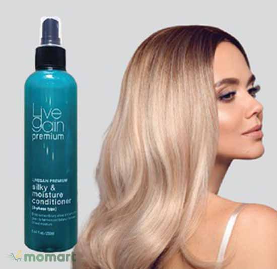 Xịt dưỡng tóc Livegain giúp phục hồi tóc hiệu quả