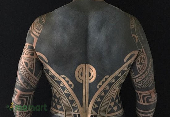 Hình Maori full lưng dành cho nam và nữ phổ biến