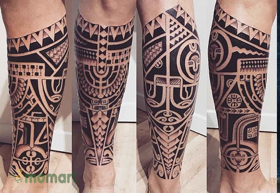 Xăm hình Maori chân là biểu tượng của sự kết nối
