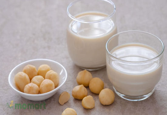 Thành phẩm sữa hạt macca chứa đầy đủ dưỡng chất