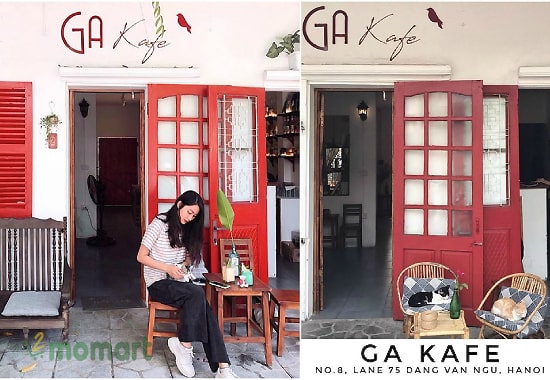  Ga Kafe là quán cafe đẹp ở Hà Nội cho phép mang theo thú cưng