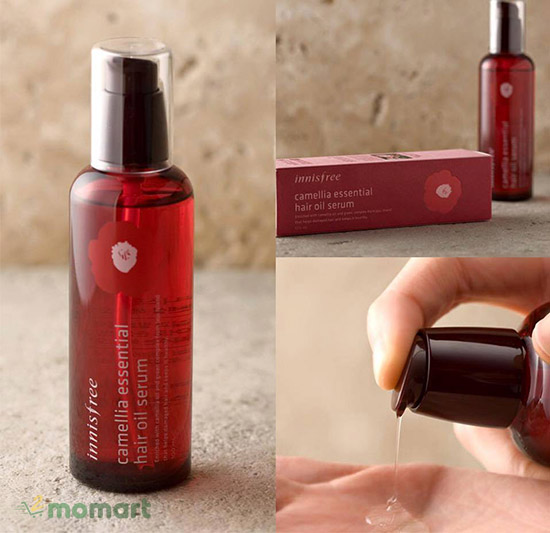 Innisfree Camellia Essence Hair Oil Serum chăm sóc tóc toàn diện