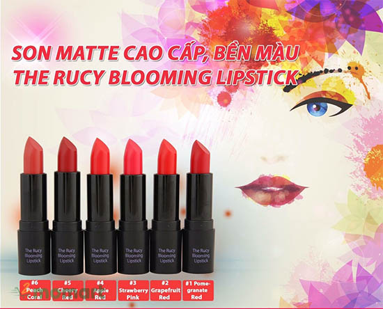 Dễ sử dụng với son the Rucy Blooming Lipstick