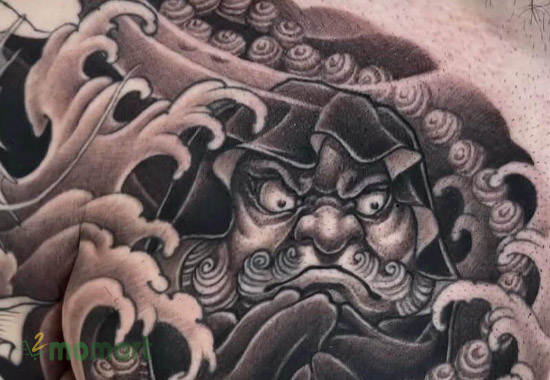 Thực hiện tattoo Tứ Đại Thiên Vương full ngực ngầu