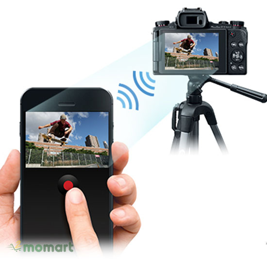 Canon PowerShot G1 X Mark III có thể điều khiển bằng điện thoại