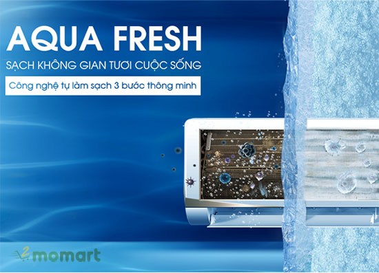 Aqua AQA-KCRV12WNM trang bị tính năng nổi bật