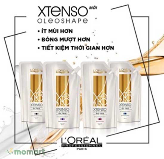 Thuốc duỗi uốn tóc L’Oréal X-Tenso không gây ảnh hưởng đến kết cấu sợi tóc