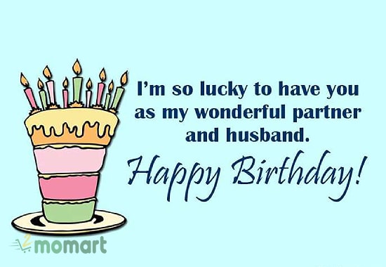 Lời chúc mừng sinh nhật chồng bằng tiếng Anh
