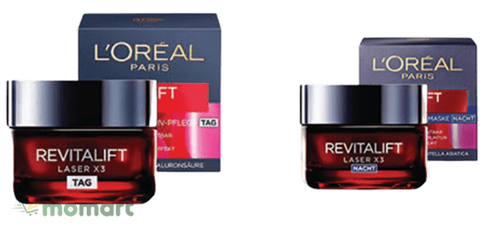 Phiên bản sáng và đêm của L’Oréal Revitalift Laser X3