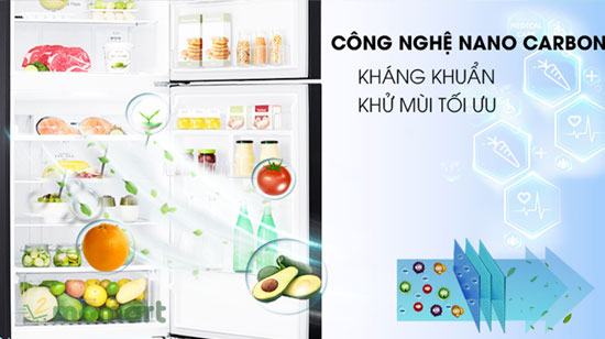 Tủ lạnh LG trang bị công nghệ Nano Carbon